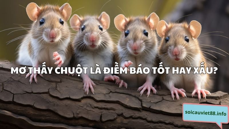 Mơ thấy chuột là điềm báo tốt hay xấu?