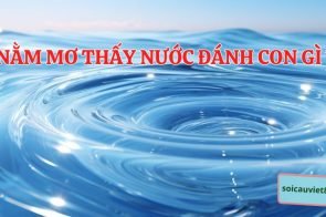 Nằm mơ thấy nước đánh con gì? Là điềm lành hay dữ?