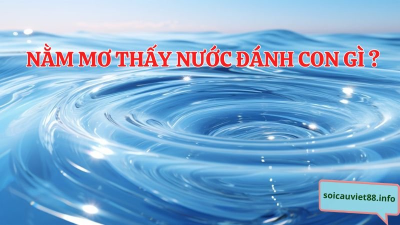 Nằm mơ thấy nước đánh con gì chuẩn?