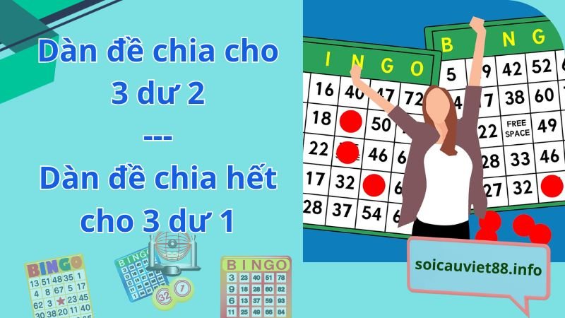 Dàn đề không chia hết cho 3 bao gồm bao nhiêu số?