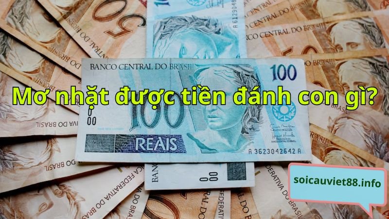 Mơ nhặt được tiền đánh con gì?