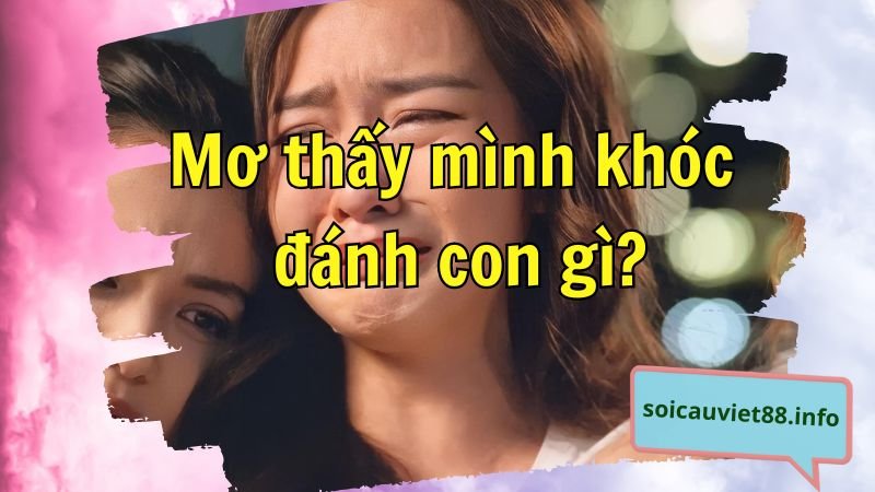 Mơ thấy mình khóc đánh con gì?