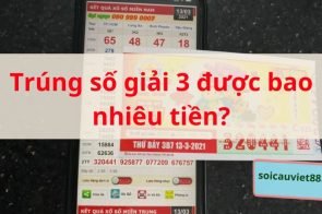 Trúng số giải 3 được bao nhiêu tiền? Có phải đóng thuế không?