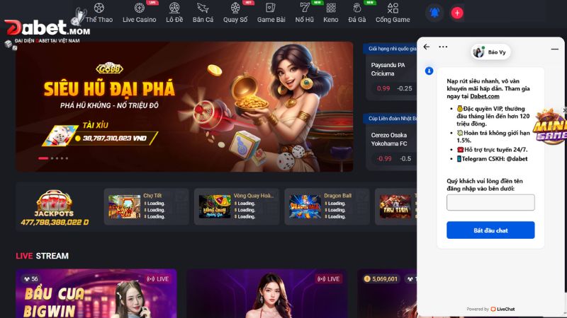 Tổng hợp các phương thức liên hệ Dabet